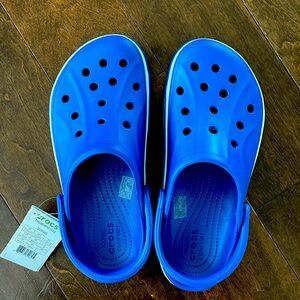 NWT Crocs. Womens size is 12 or Mens size 10. Cobalt Blue